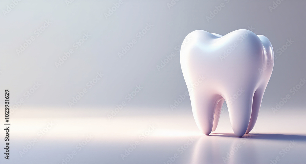 This image showcases a realistic 3D rendering of a tooth on a soft gradient background, emphasizing dental health and cleanliness.
This image showcases a realistic 3D rendering of a tooth on a soft gradient background, emphasizing dental health and cleanliness.