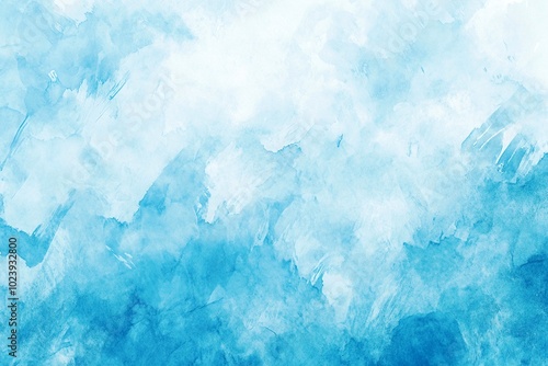 Light blue watercolor background with soft texture, ideal for artistic projects and elegant paperbased designs with a subtle touch