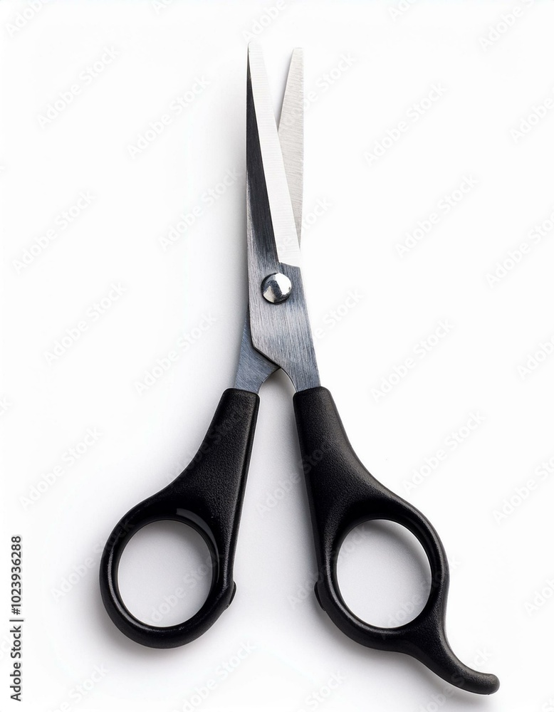 Black scissors isolated clipping path white background Black scissors isolated clipping path white background