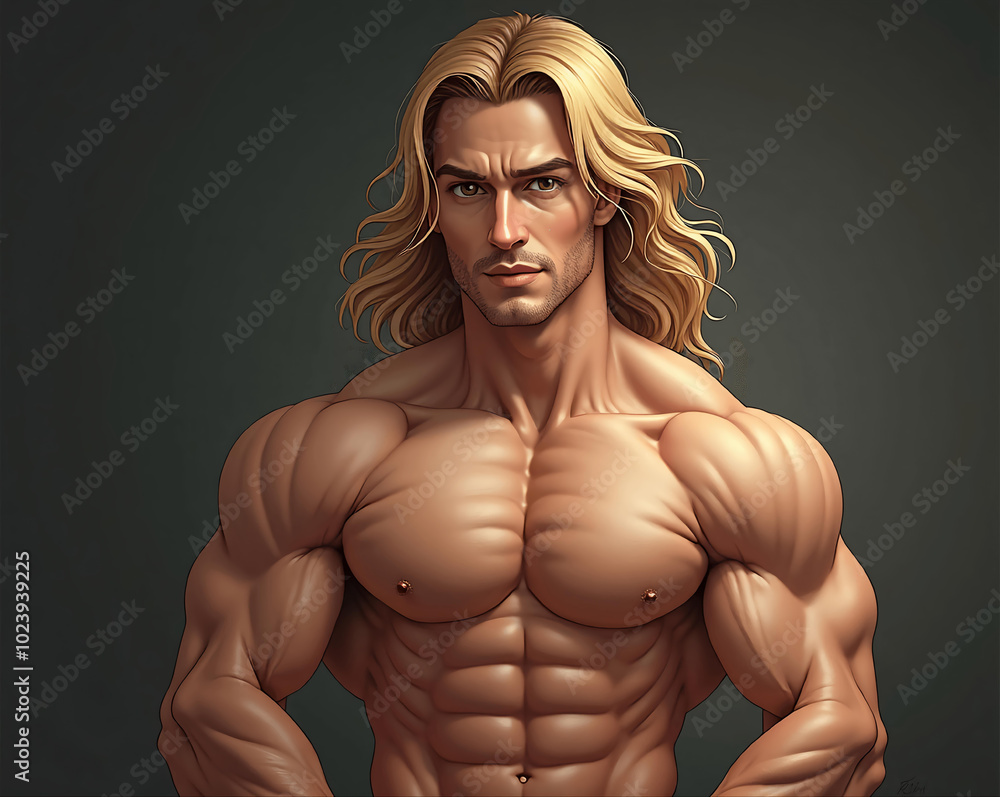 Obraz premium Man bodybuilder