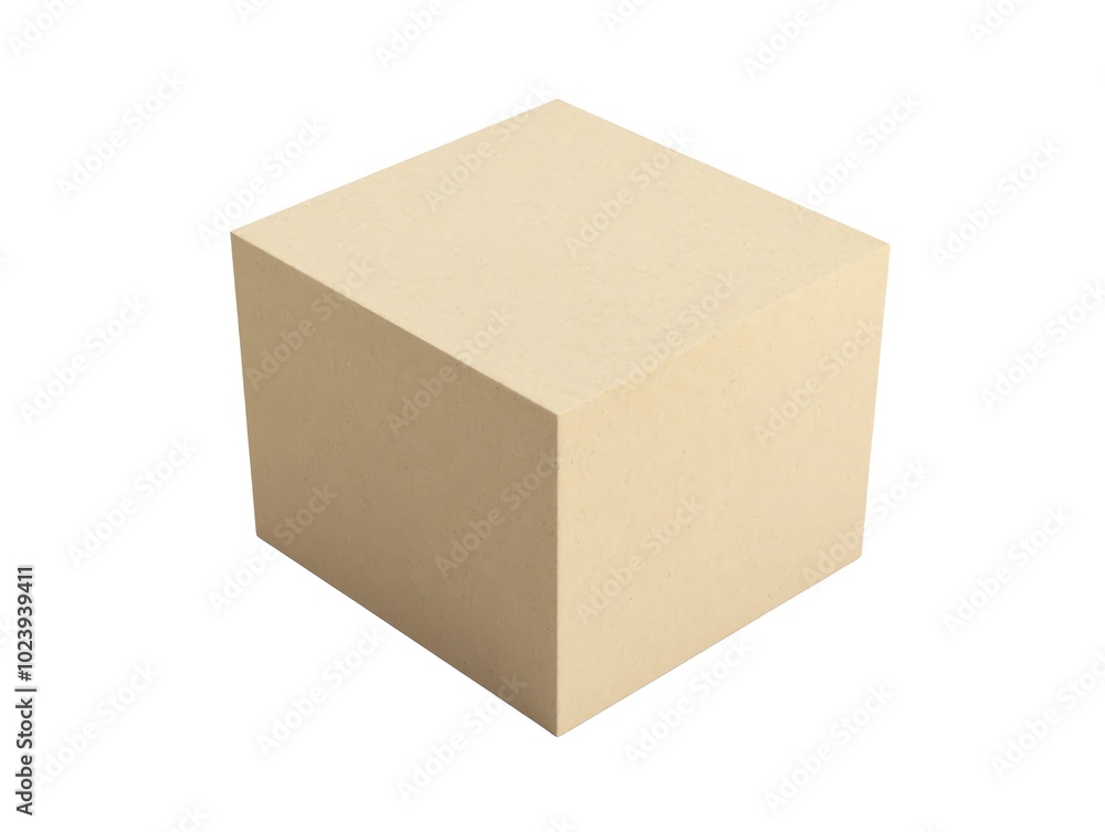 A beige box with a brown border. A beige box with a brown border.