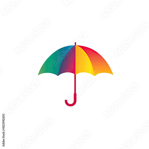 colorful umbrella clipart