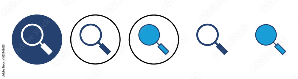 Search icon vector. search magnifying glass icon Search icon vector. search magnifying glass icon