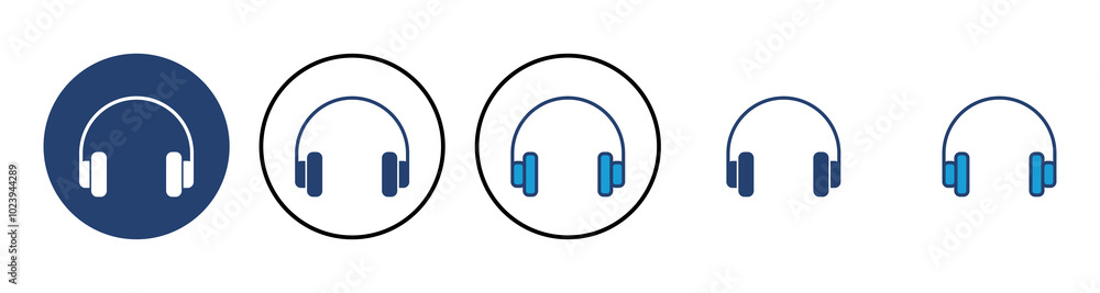 Headphone icon vector. Headvector icon symbols Headphone icon vector. Headvector icon symbols