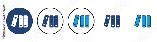 Library icon vector. education icon vector