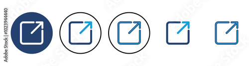 External link icon vector. link icon vector. hyperlink symbol