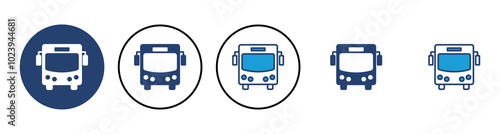 Bus icon vector. bus vector icon