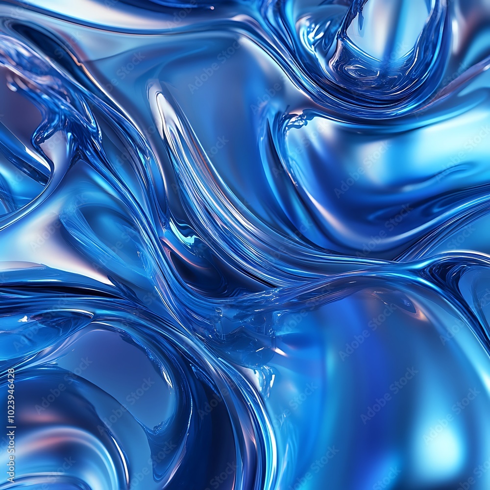 A swirling abstract pattern in shades of blue, resembling liquid or glass. A swirling abstract pattern in shades of blue, resembling liquid or glass.