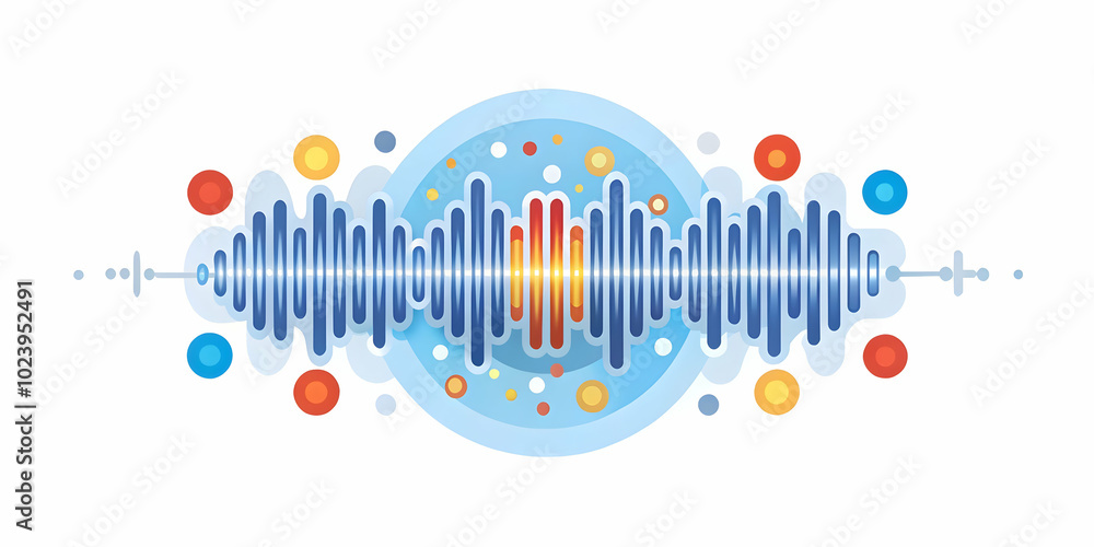 Macro Shot of an AI Voice Command Interface Showcasing Dynamic Sound Waves | Symbolizing Communication Progress and Connectivity in the Netherlands Macro Shot of an AI Voice Command Interface Showcasing Dynamic Sound Waves | Symbolizing Communication Progress and Connectivity in the Netherlands