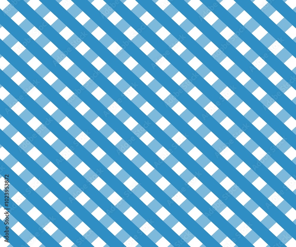 Blue tablecloth pattern lines. Gingham seamless pattern. Christmas backgroound. Strokes texture for textile shirt plaid, tablecloth, cloth, blanket, paper, makeup. Checkered print. Blue tablecloth pattern lines. Gingham seamless pattern. Christmas backgroound. Strokes texture for textile shirt plaid, tablecloth, cloth, blanket, paper, makeup. Checkered print.