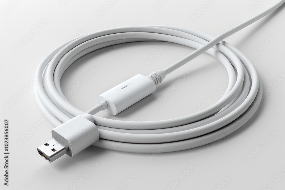 White Micro USB Cable for Seamless Device Connectivity White Micro USB Cable for Seamless Device Connectivity