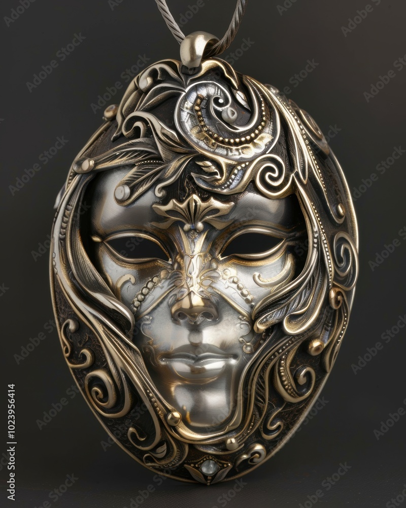 Venetian Mask Pendant. Venetian Mask Pendant.