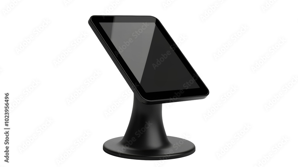 Touchscreen Kiosk Stand with Display, Interactive Information Terminal Mock up. Isolated PNG, Design Blank Touchscreen Kiosk Stand with Display, Interactive Information Terminal Mock up. Isolated PNG, Design Blank