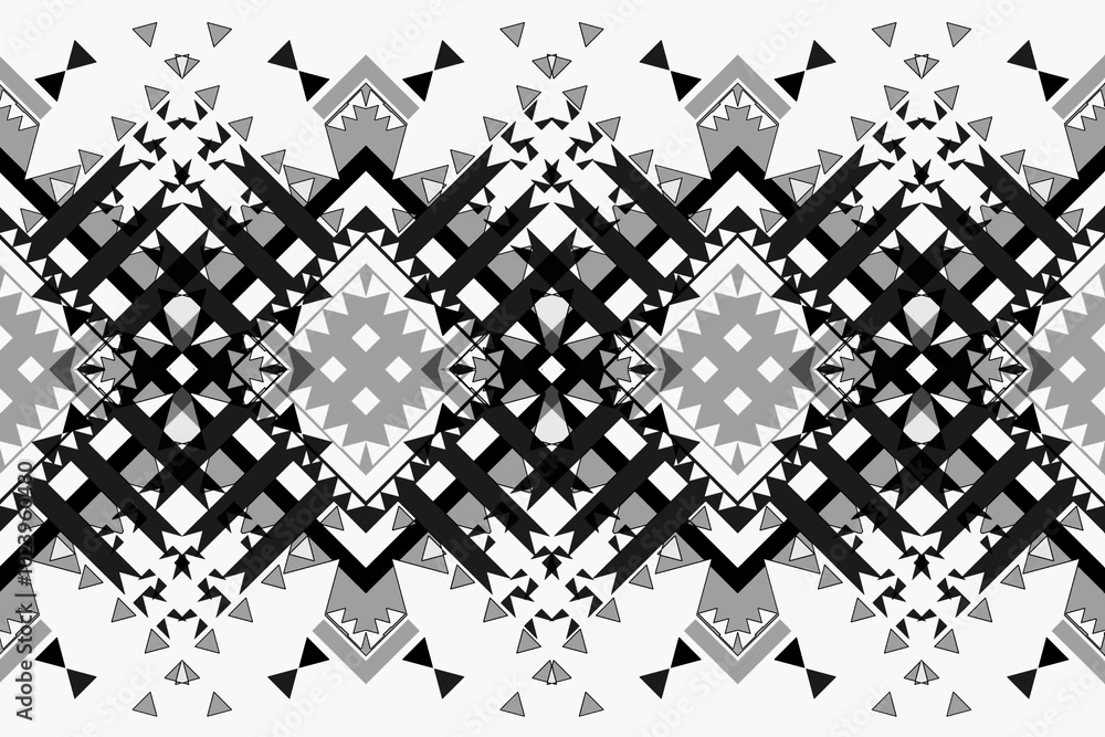 Ethnic seamless patterns with simple shapes. Tribal and ethnic fabrics. African, American, Mexican, Indian styles. Simple geometric pattern elements are best used in web design, textile printing. Ethnic seamless patterns with simple shapes. Tribal and ethnic fabrics. African, American, Mexican, Indian styles. Simple geometric pattern elements are best used in web design, textile printing.