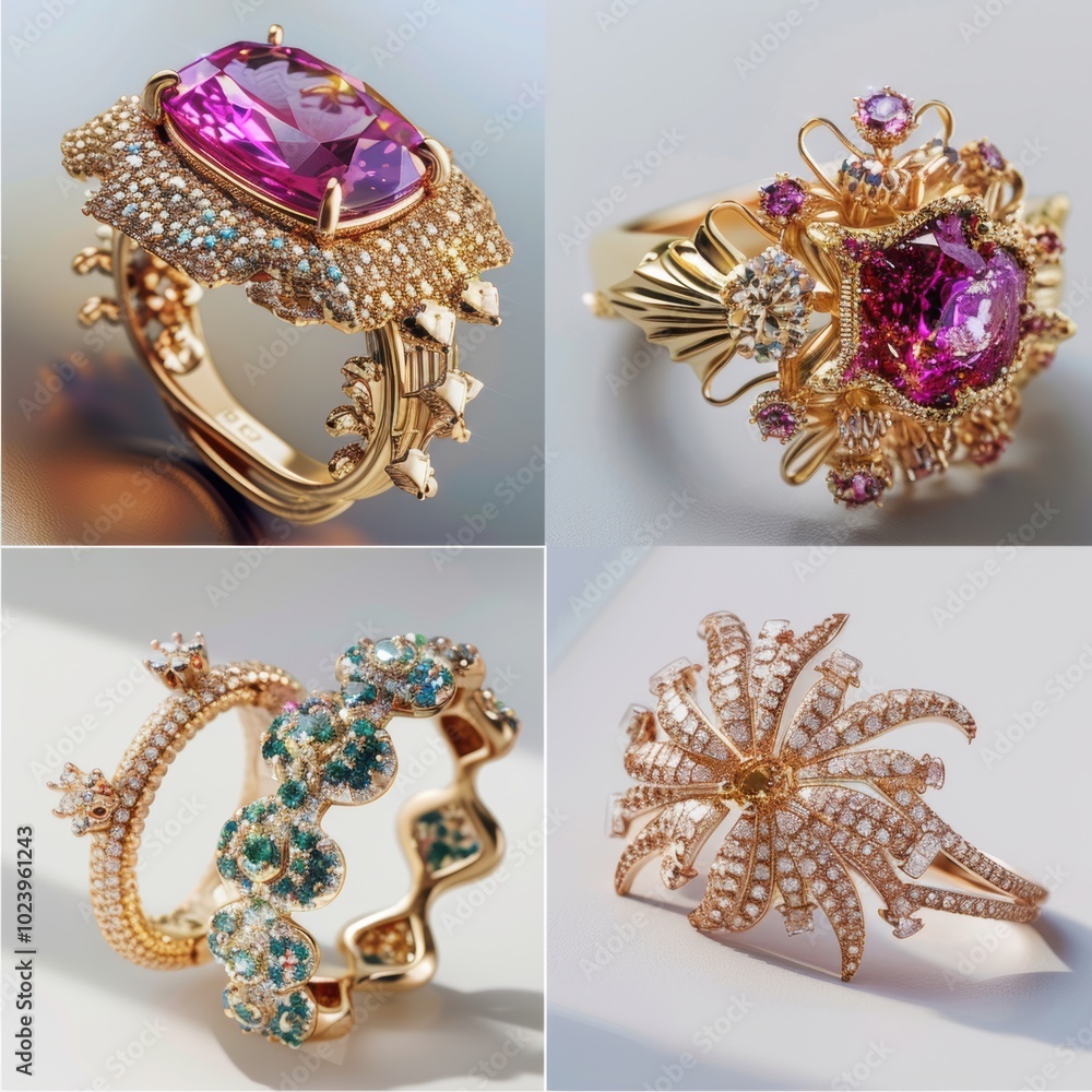 Luxury Gemstone Rings. Luxury Gemstone Rings.
