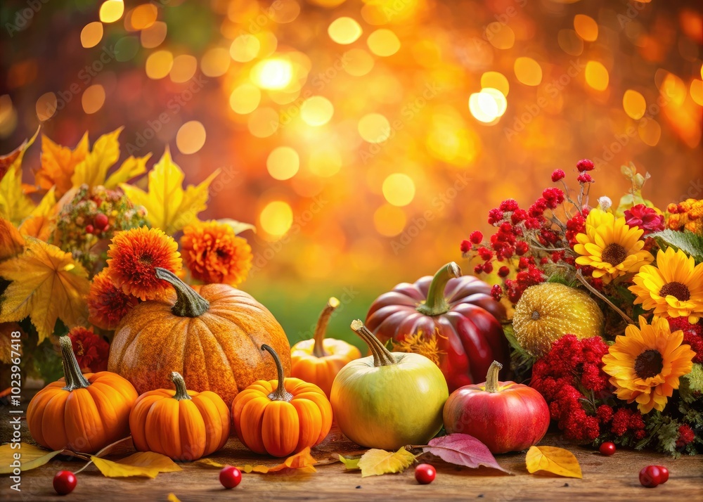 Autumn Garden Vector Design Set - Beautiful Fall Elements for Creative Projects Autumn Garden Vector Design Set - Beautiful Fall Elements for Creative Projects