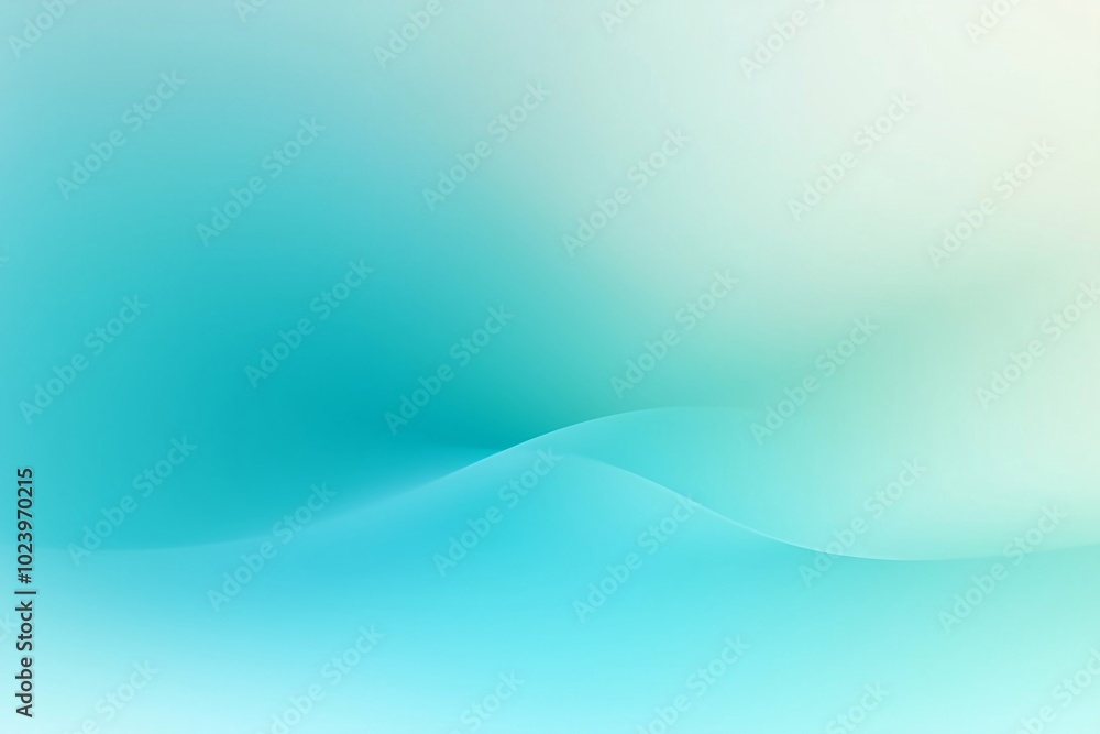 A Serene Abstract Design Featuring Gentle Waves and Gradient Colors
