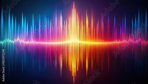 Abstract Sound Wave Stripe Lines Isolated - Vibrant Patterns in Motion for Modern Design