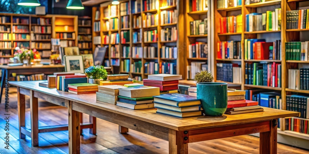 A captivating display of literature and educational themes within the bookstore, providing readers with enriching choices that foster knowledge, creativity, and a love for learning. A captivating display of literature and educational themes within the bookstore, providing readers with enriching choices that foster knowledge, creativity, and a love for learning.