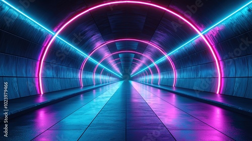 Neon Tunnel