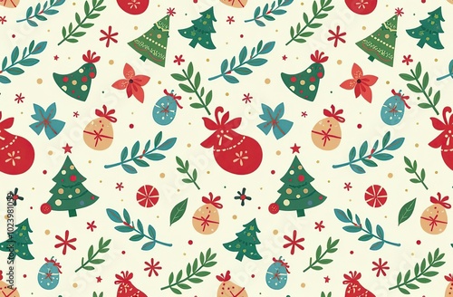 Wallpaper Mural Seamless pattern of Christmas images	
 Torontodigital.ca