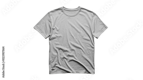 T-shirt Mock up. isolated PNG, blank for design. Clothing advertisement or project object.