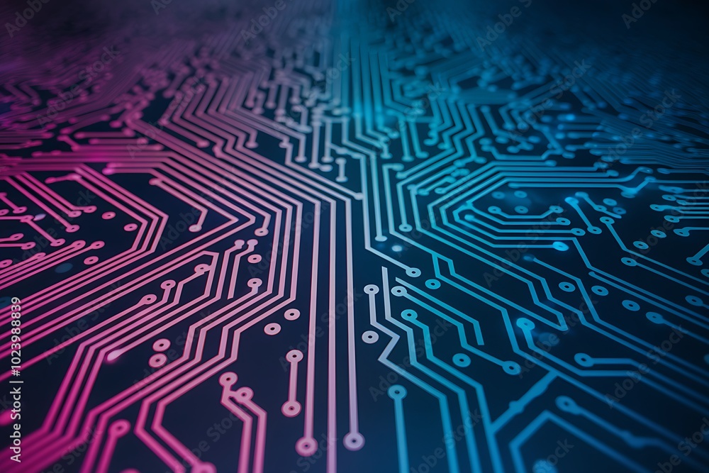 Abstract Circuit Board Design Abstract Circuit Board Design