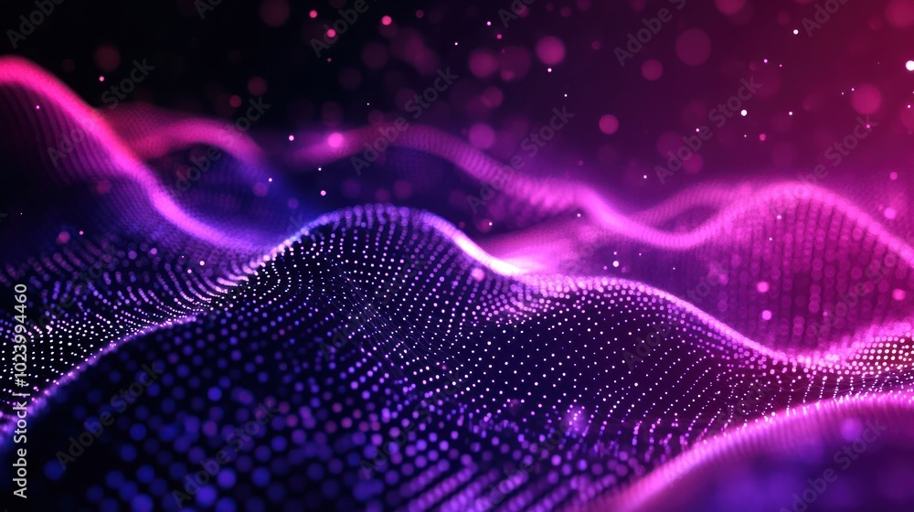 abstract technology dot particles background abstract technology dot particles background