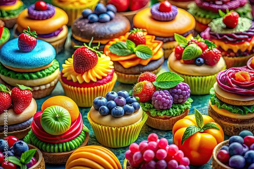 Unleash your creativity with a stunning collection of colorful food clip art, suitable for personal and commercial projects. Perfect for enriching your design endeavors!