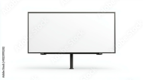 Billboard Mockup. Isolated PNG, design template. Advertisement or object for a project.