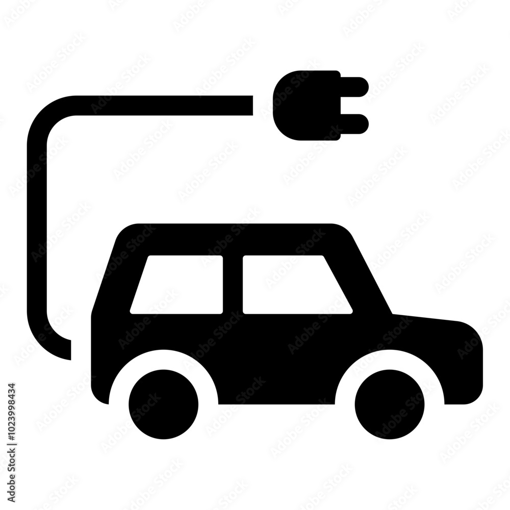 electric car icon electric car icon