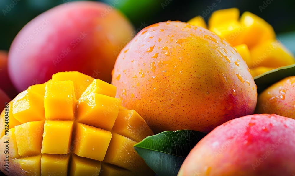 Tons of beautiful mangoes, Generative AI Tons of beautiful mangoes, Generative AI
