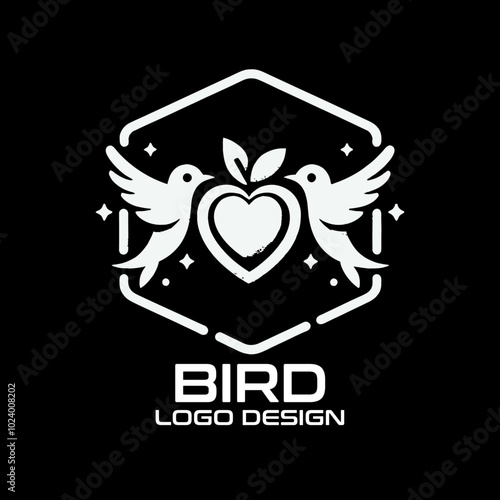 Bird Vector Logo Design photo