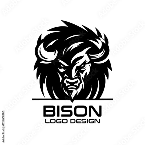 Bison Vector Logo Design