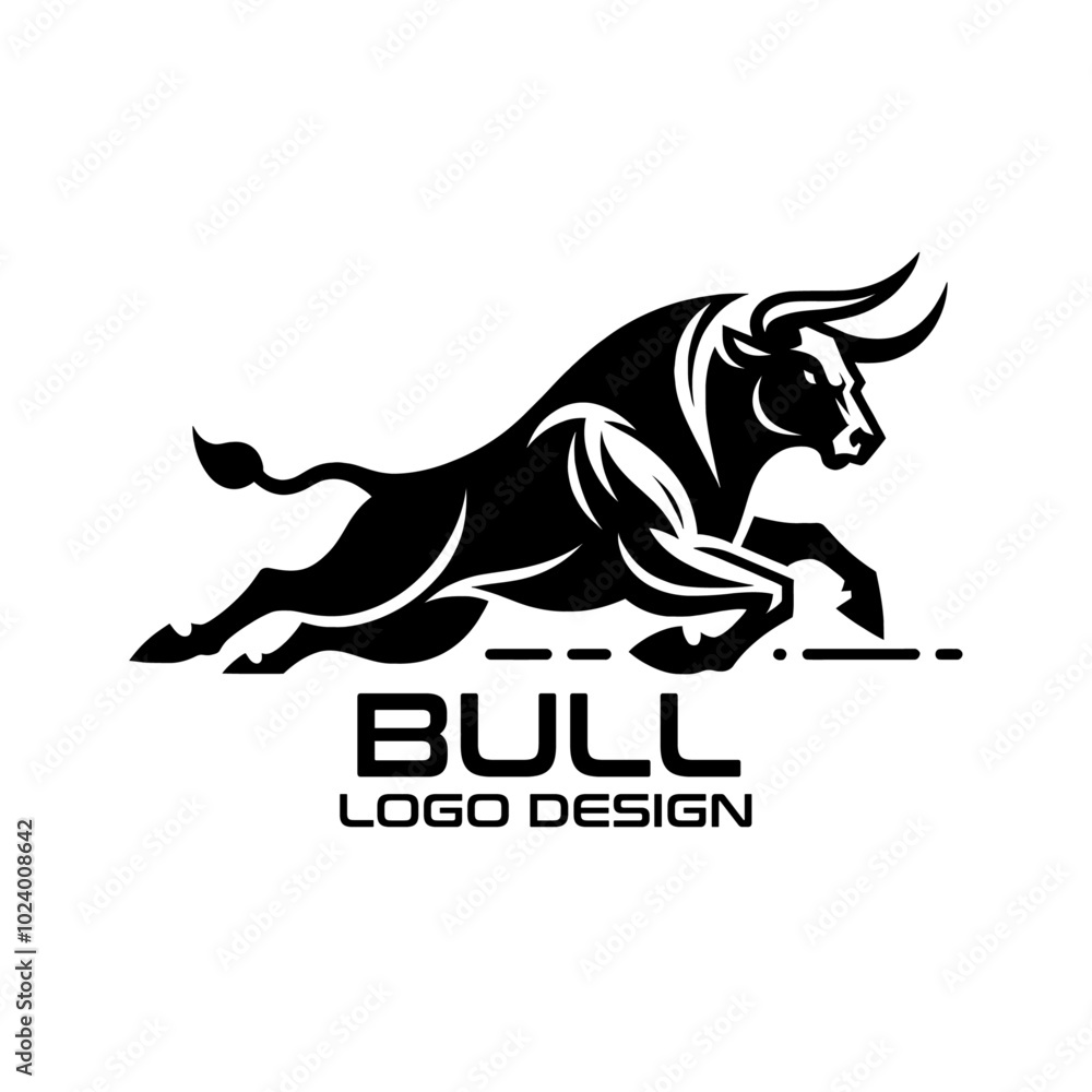 Fototapeta premium Bull Vector Logo Design