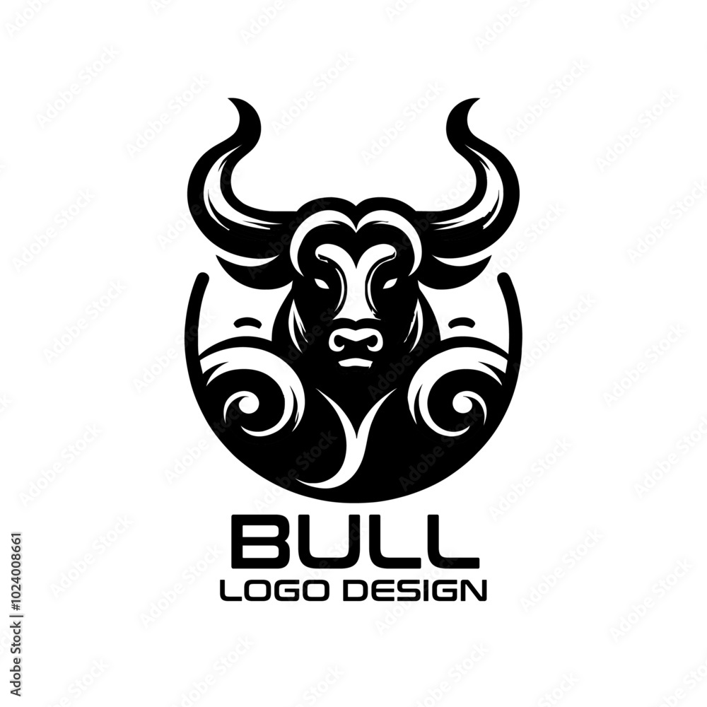 Fototapeta premium Bull Vector Logo Design