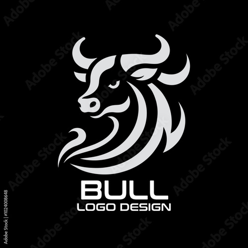 Bull Vector Logo Design