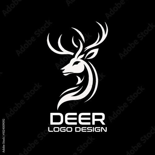 Deer Vector Logo Design