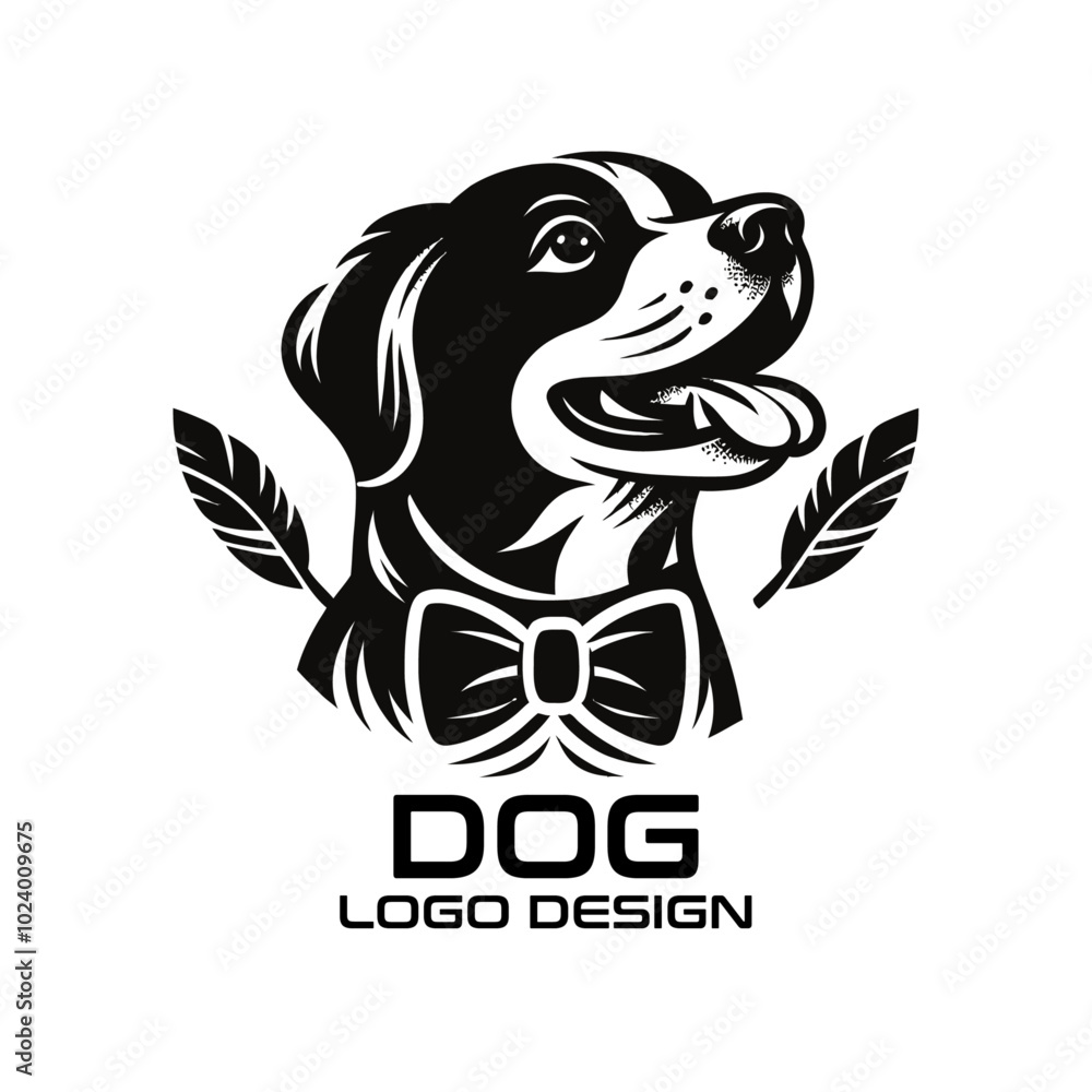 Obraz premium Dog Vector Logo Design