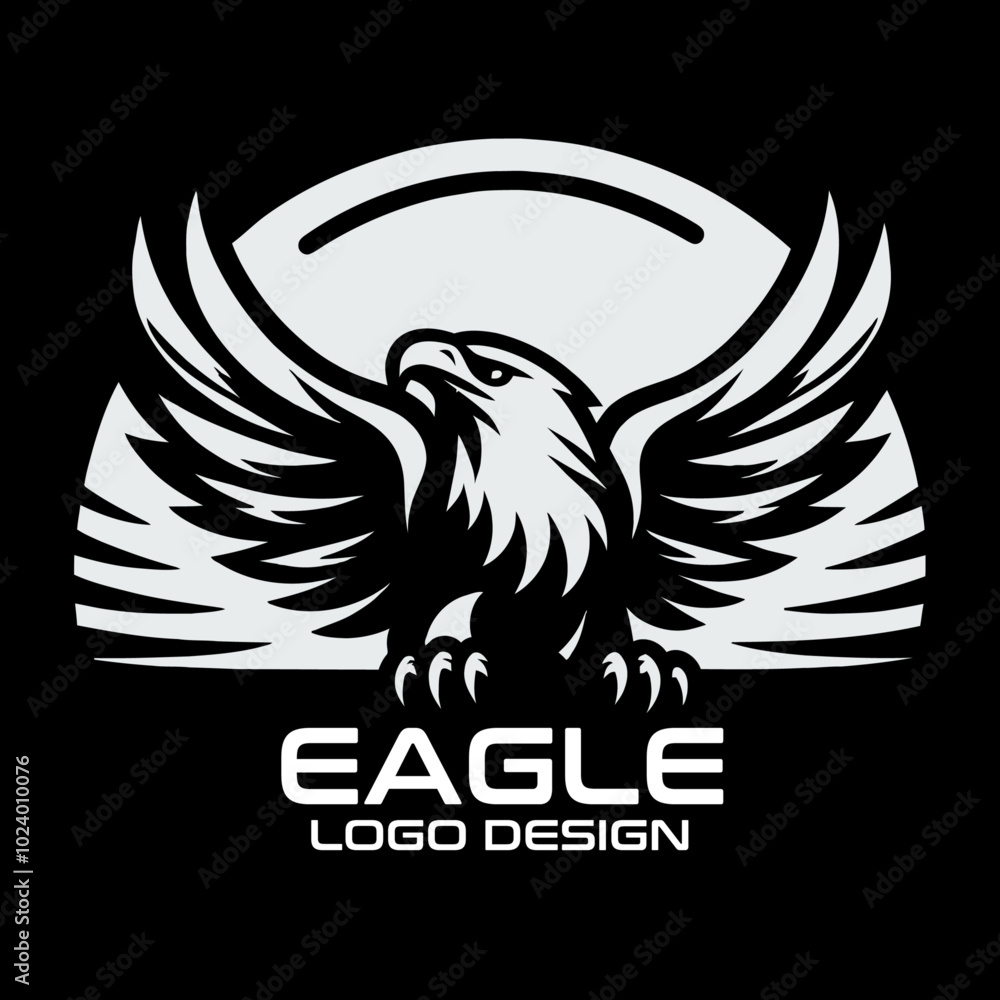 Obraz premium Eagle Vector Logo Design