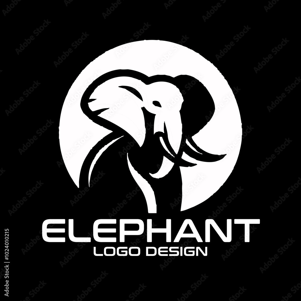Fototapeta premium Elephant Vector Logo Design