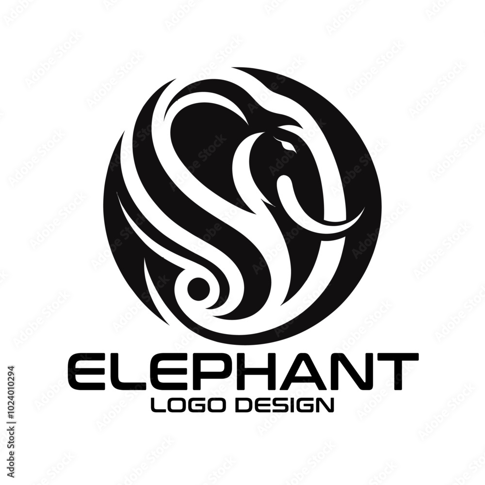 Elephant Vector Logo Design Elephant Vector Logo Design
