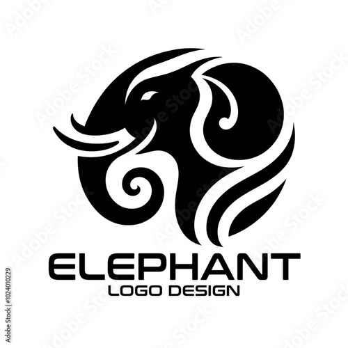 Elephant Vector Logo Design photo