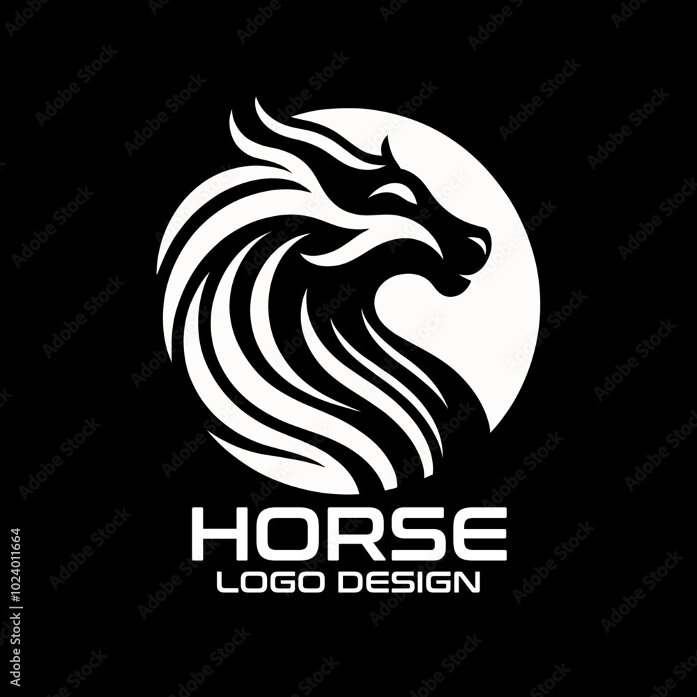 Obraz premium Horse Vector Logo Design