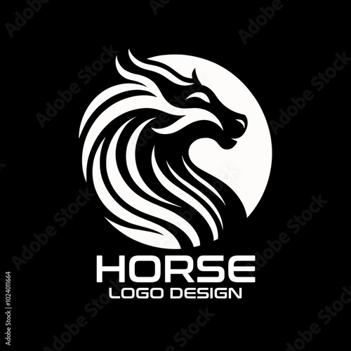 Horse Vector Logo Design