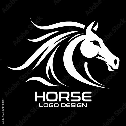 Horse Vector Logo Design