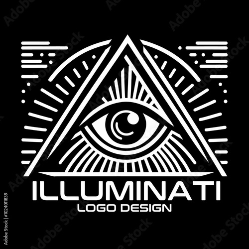 Illuminati Vector Logo Design