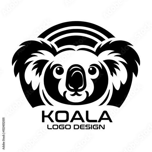 Koala Vector Logo Design photo