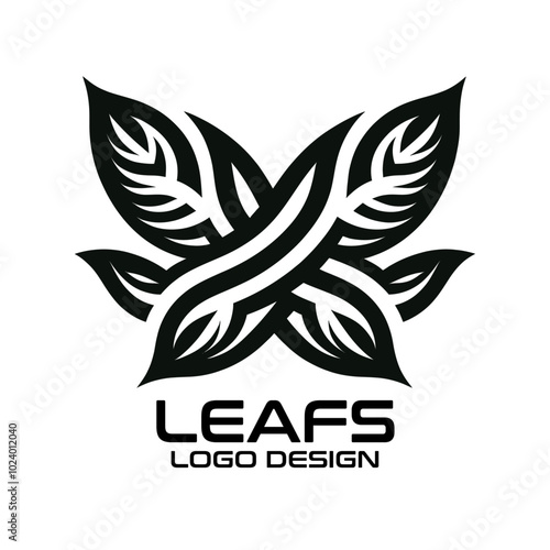 Leafs Vector Logo Design photo