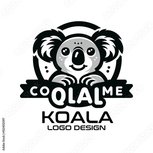 Koala Vector Logo Design photo